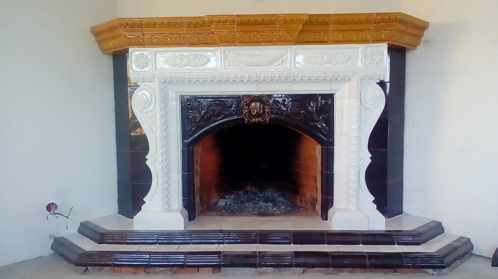 Керамика, изразцы для каминов, интерьеа