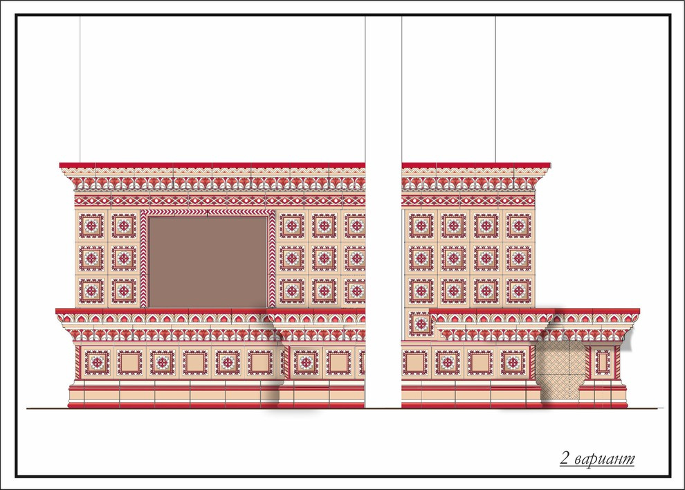 Керамика, изразцы для каминов, интерьеа
