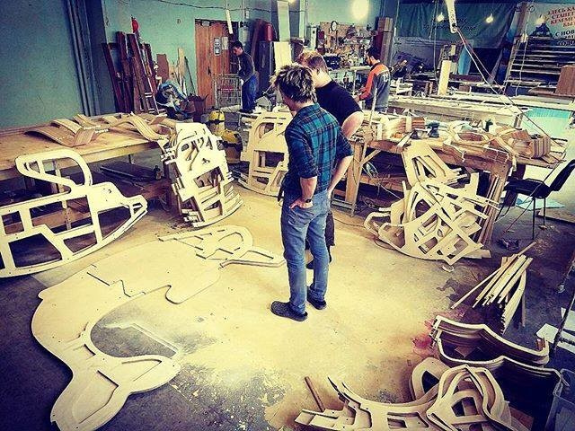 Начали собирать в мастерской