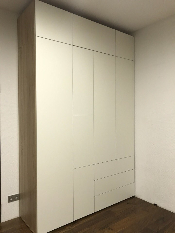 Обложка проекта: Шкаф-кровать, гардеробный шкаф и TV тумба в квартиру студию