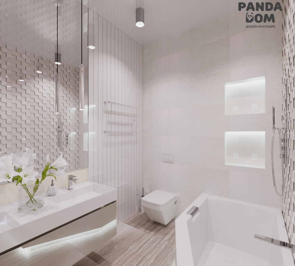 Светлая квартира для семьи молодого спортсмена