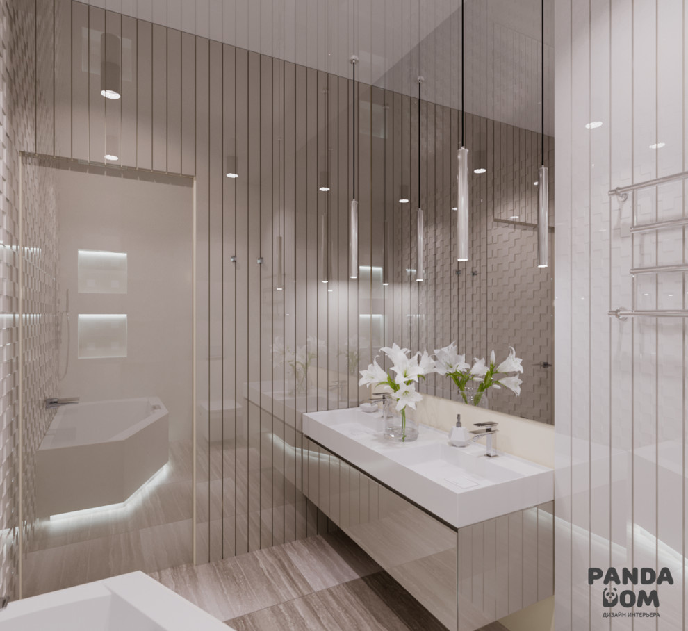 Светлая квартира для семьи молодого спортсмена