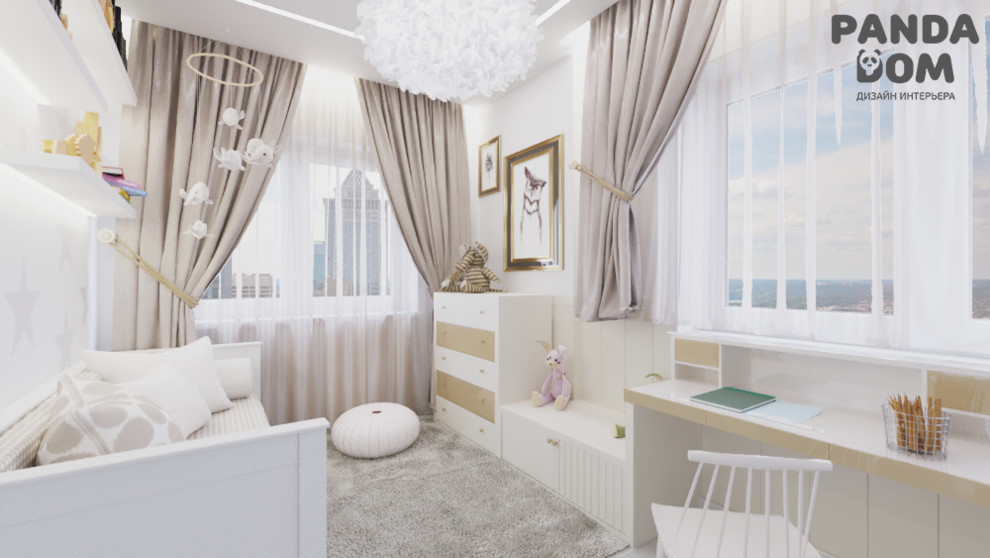 Светлая квартира для семьи молодого спортсмена