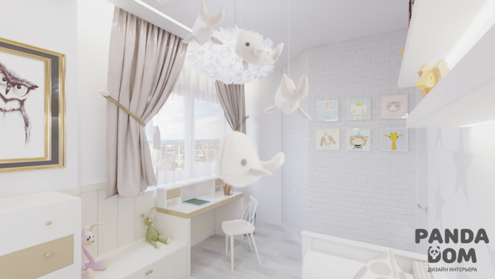 Светлая квартира для семьи молодого спортсмена