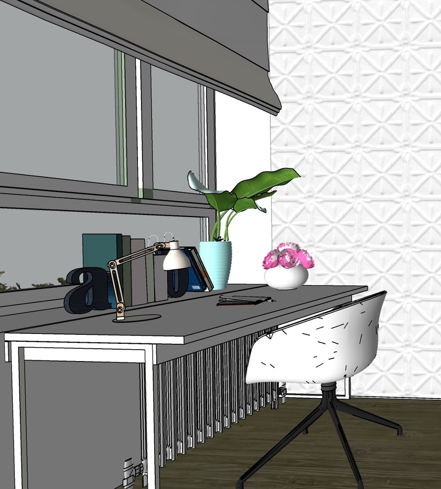 Эскиз 3-ком. квартиры ЖК "Испанские кварталы"