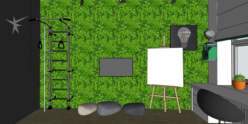 Эскиз 3-ком. квартиры ЖК "Испанские кварталы"