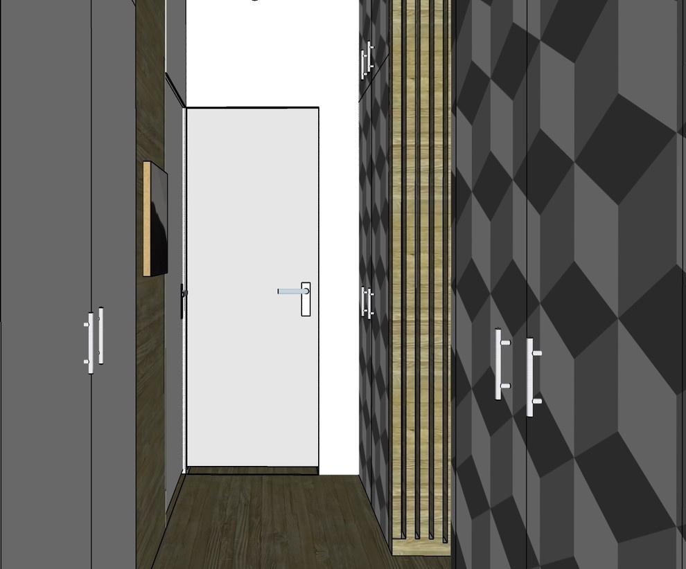 Эскиз 3-ком. квартиры ЖК "Испанские кварталы"