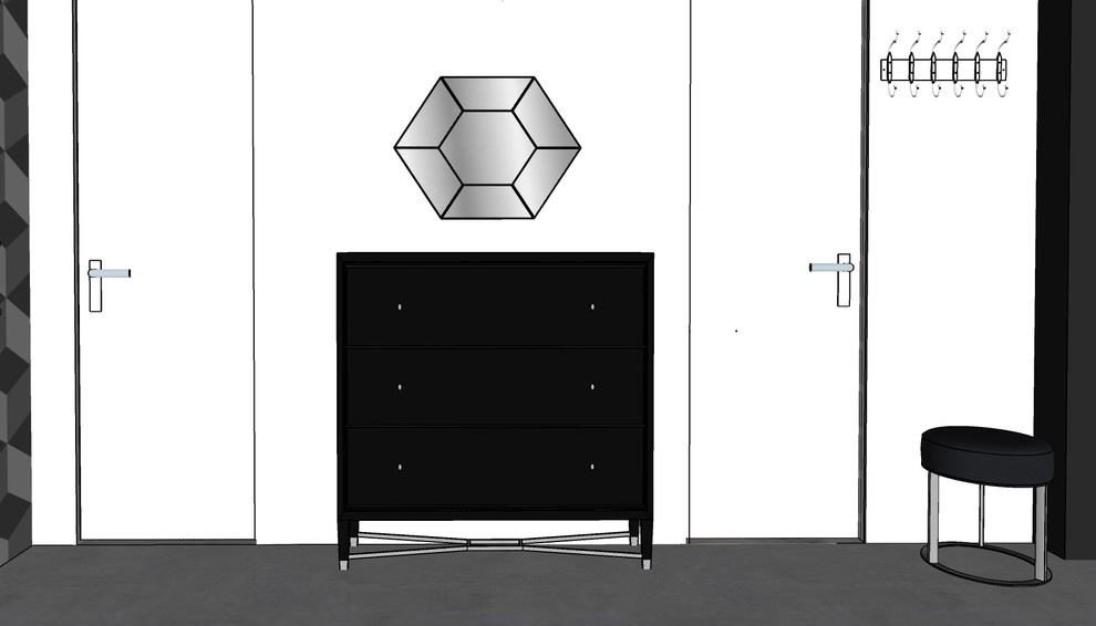 Эскиз 3-ком. квартиры ЖК "Испанские кварталы"