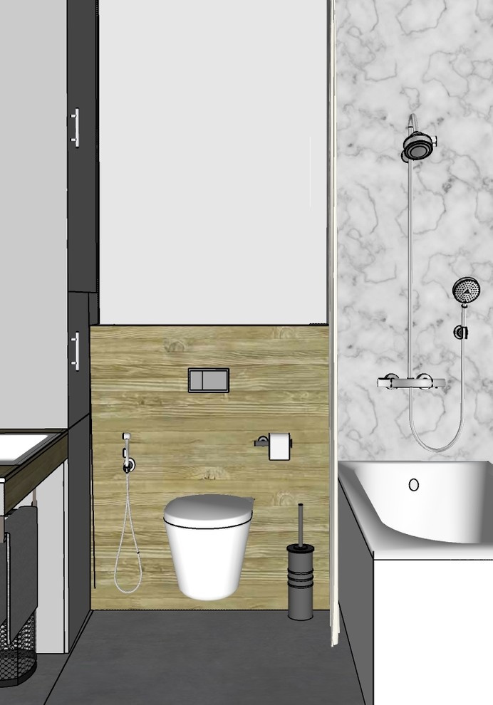 Эскиз 3-ком. квартиры ЖК "Испанские кварталы"