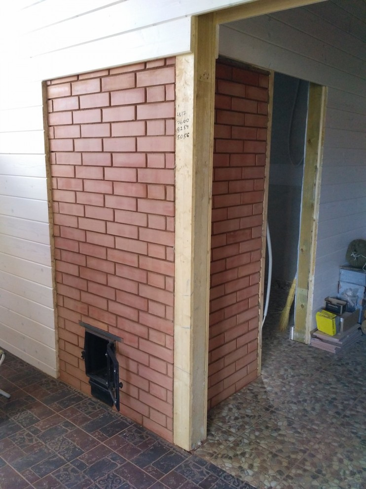 Монтаж дымохода банной печи