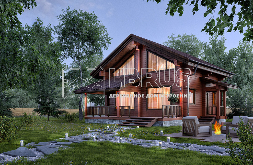 Жилой дом из профилированного бруса