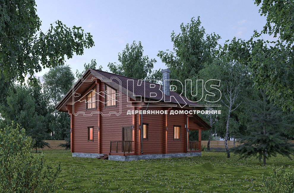 Жилой дом из профилированного бруса