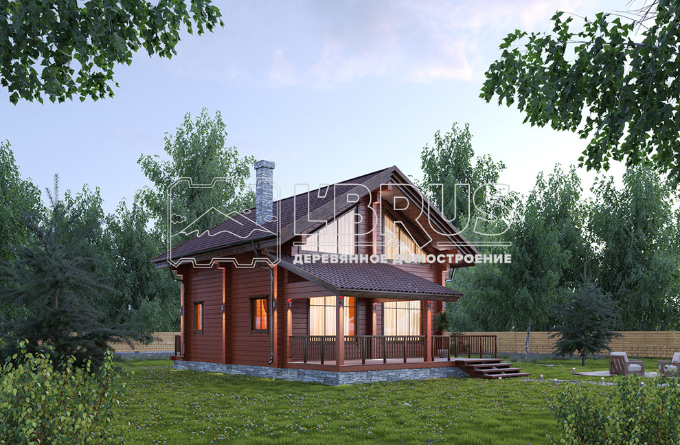 Жилой дом из профилированного бруса
