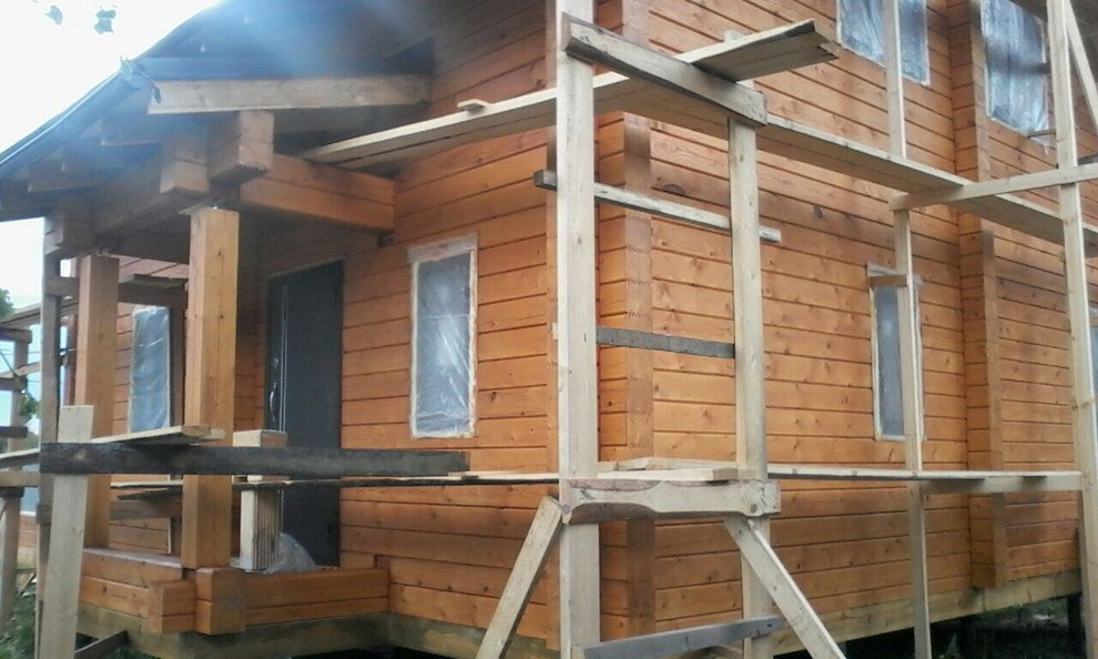 Жилой дом из профилированного бруса