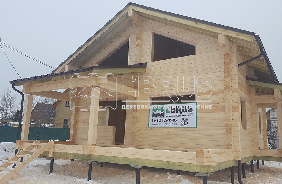 Жилой дом из профилированного бруса