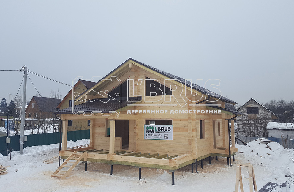 Жилой дом из профилированного бруса