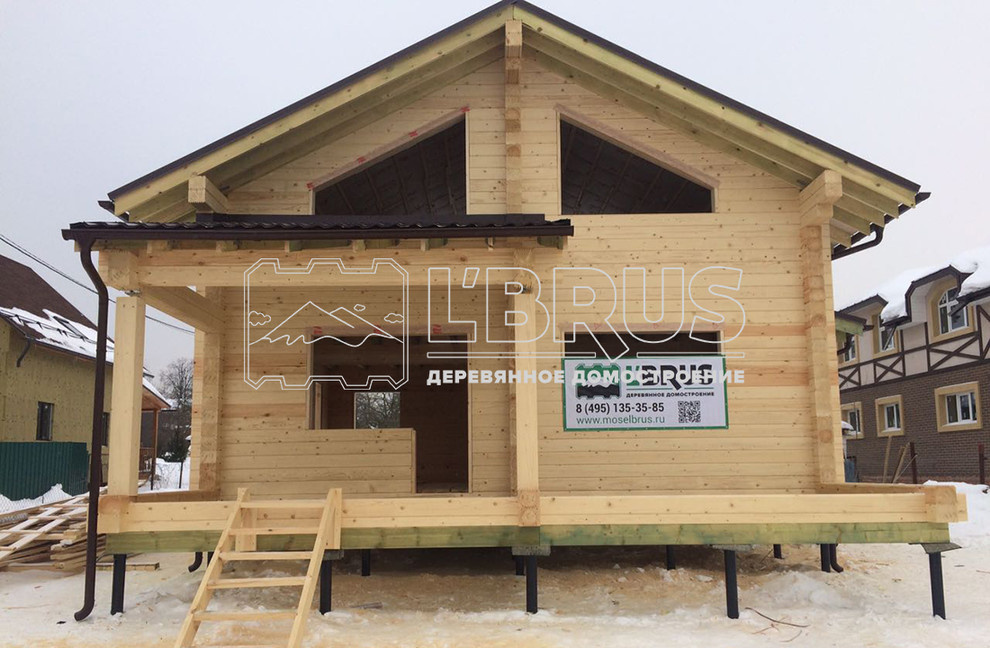 Обложка проекта: Жилой дом из профилированного бруса