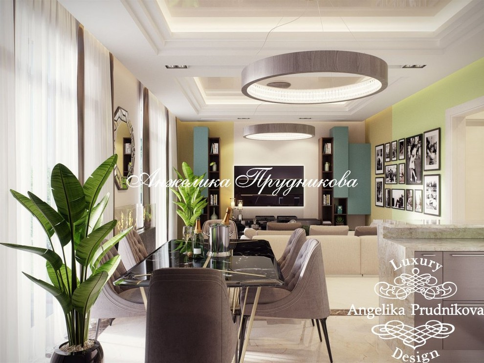 Дизайн-проект интерьера коттеджа в КП Дюймовочка в стиле скандинавский минимализ