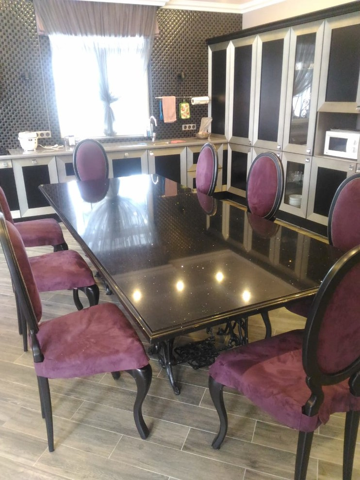 Кухня в контрастных оттенках кварца!