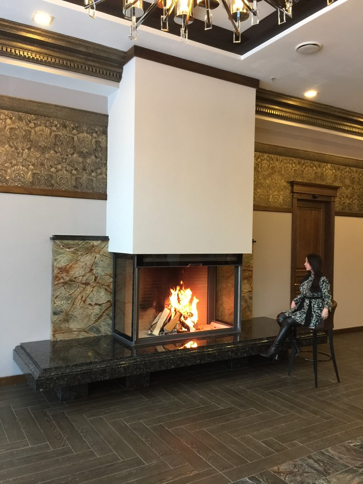 Камин по индивидуальному проекту