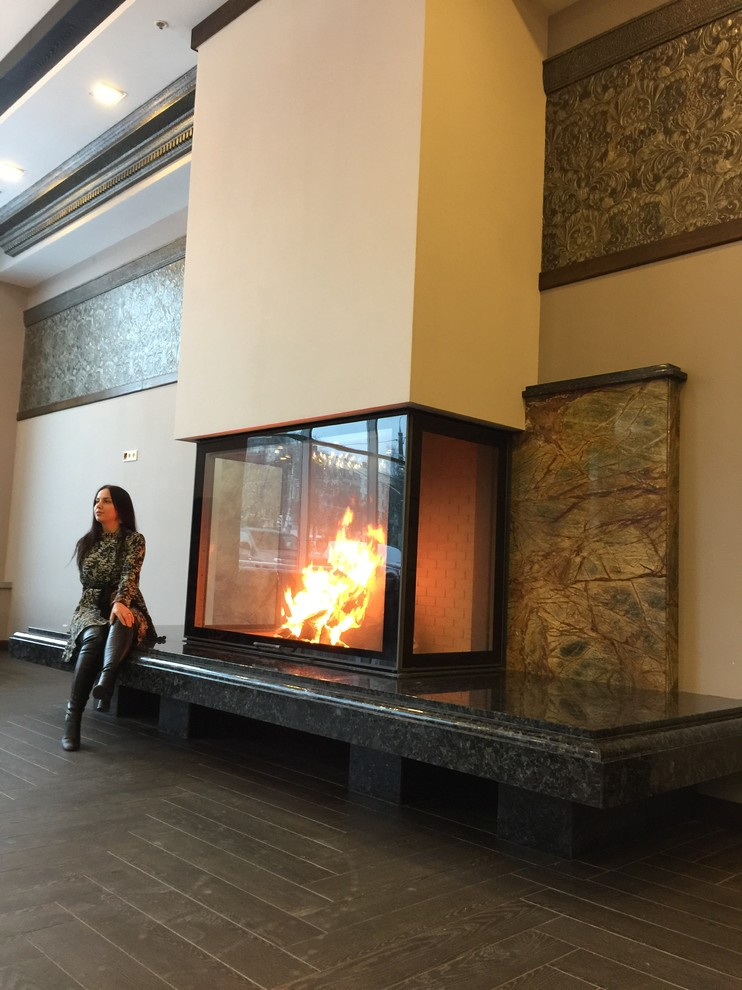 Обложка проекта: Камин по индивидуальному проекту