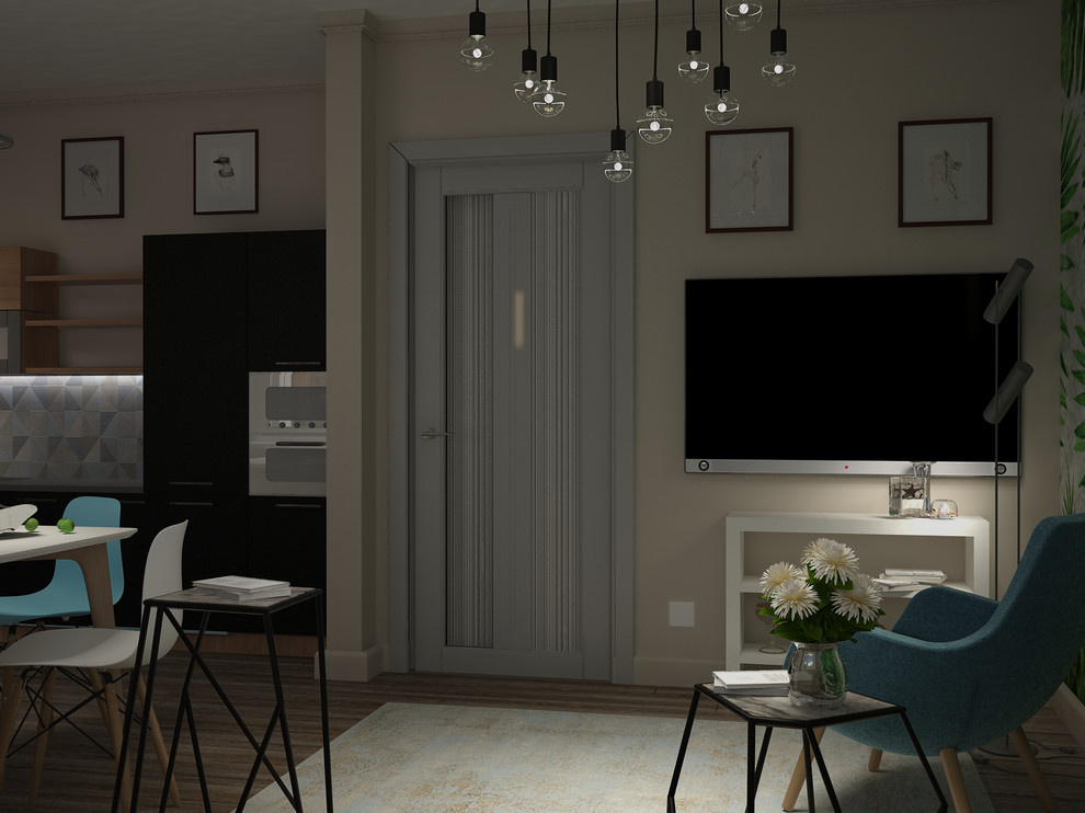 Двухуровневая квартира, для семьи из 3-ёх человек.