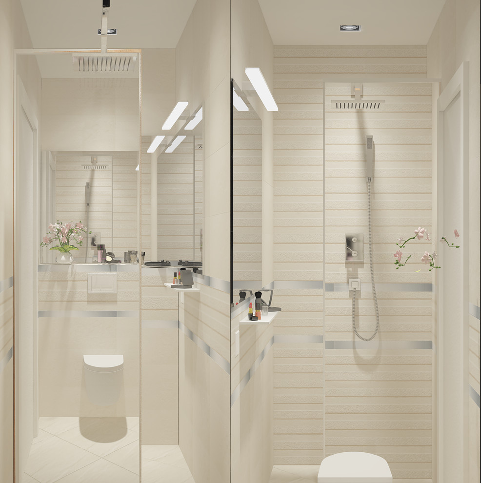 Двухуровневая квартира, для семьи из 3-ёх человек.