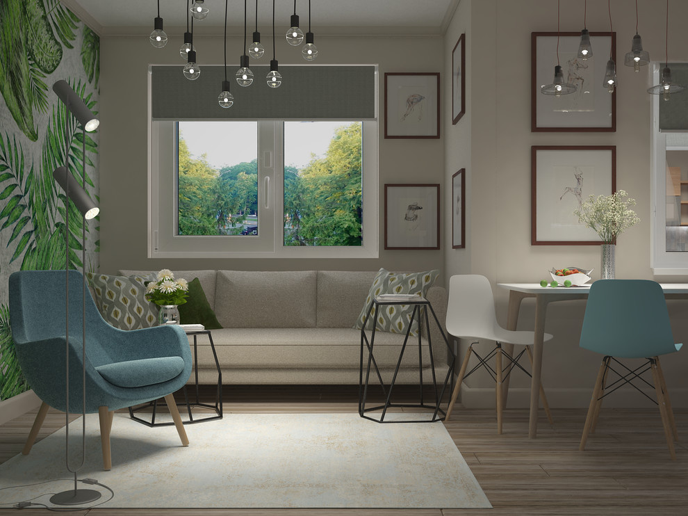 Двухуровневая квартира, для семьи из 3-ёх человек.