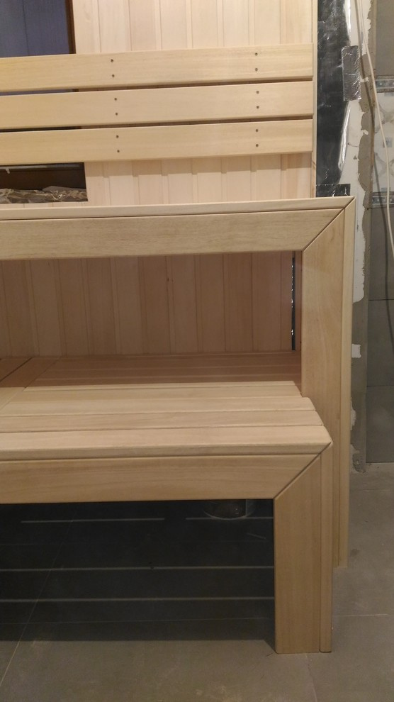 Премиум сауна, отделка липа