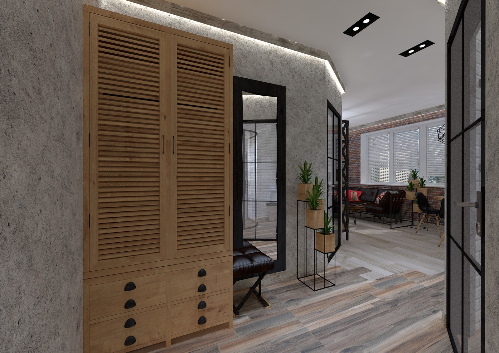 Квартира в стиле Loft