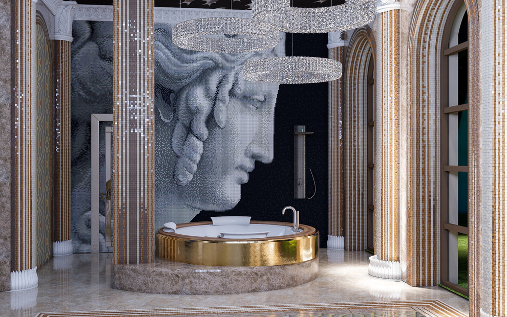 Дизайн бассейна «Роскошный оазис спокойствия и релакса»