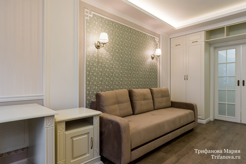 Дизайн интерьера трехкомнатной квартиры 80 м² в Марфино