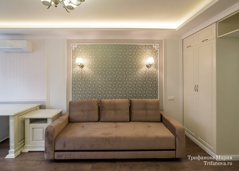 Дизайн интерьера трехкомнатной квартиры 80 м² в Марфино