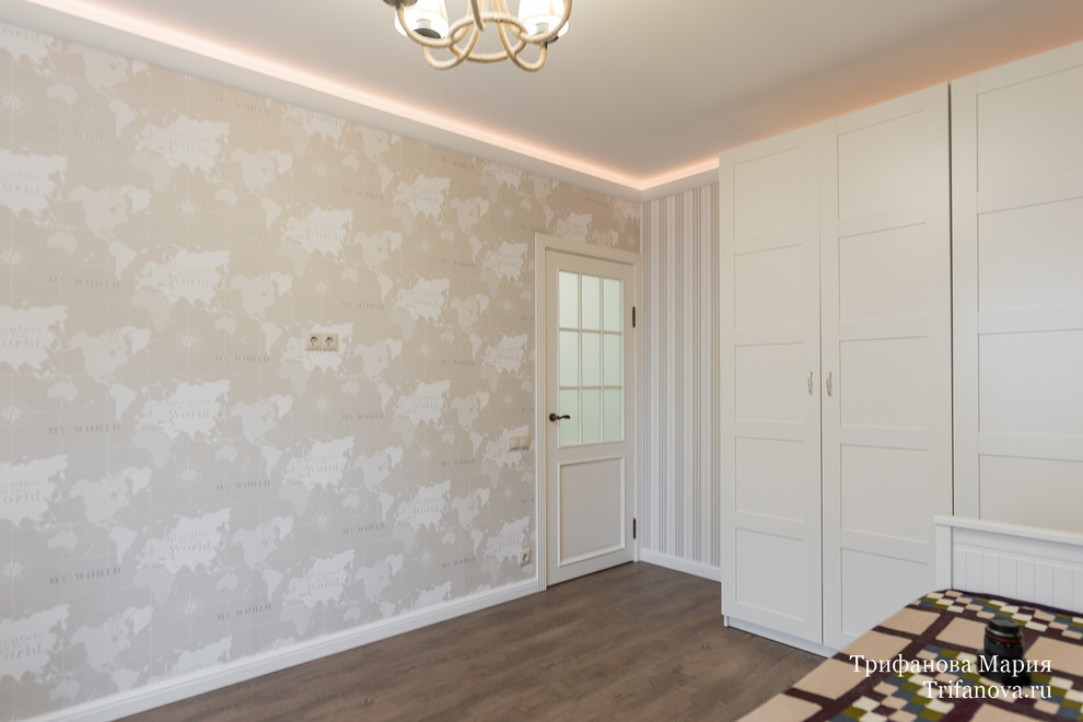 Дизайн интерьера трехкомнатной квартиры 80 м² в Марфино