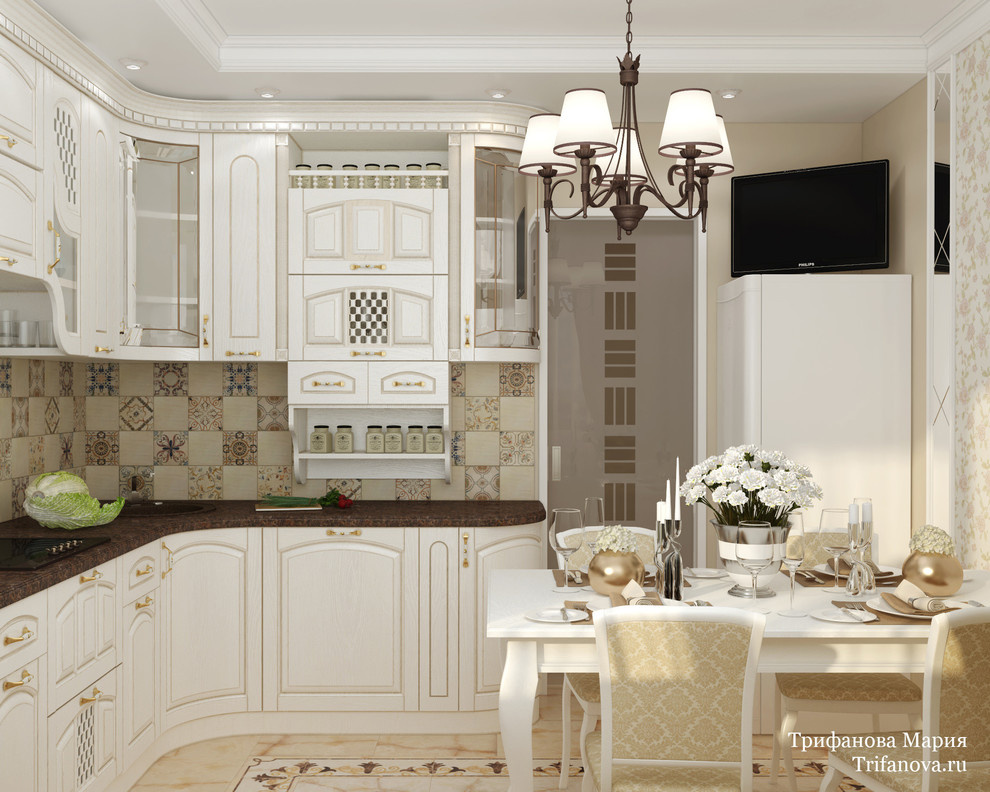 Дизайн интерьера трехкомнатной квартиры 80 м² в Марфино