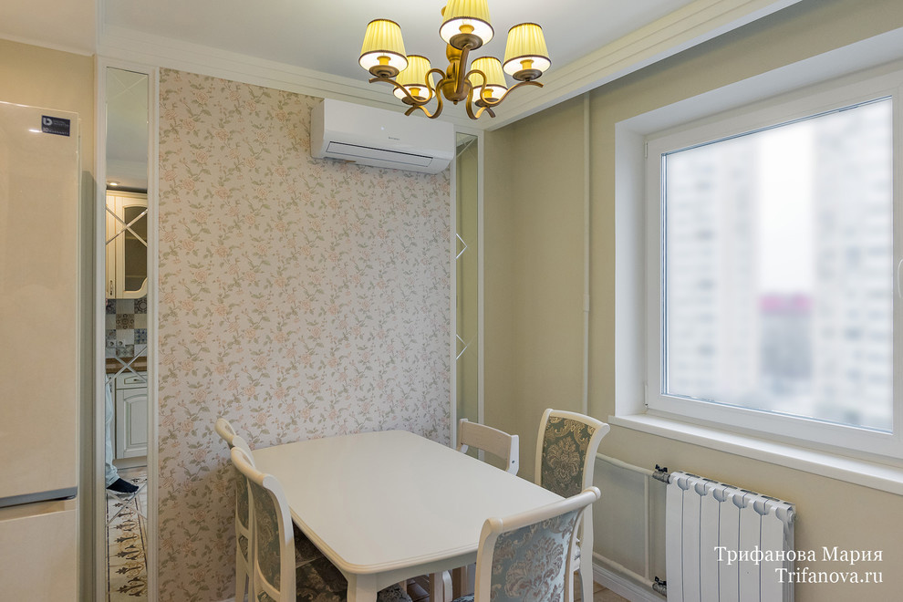 Дизайн интерьера трехкомнатной квартиры 80 м² в Марфино