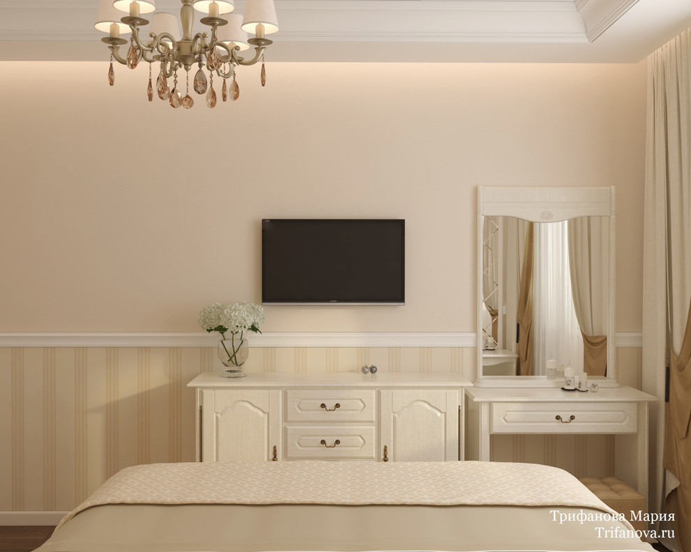 Дизайн интерьера трехкомнатной квартиры 80 м² в Марфино