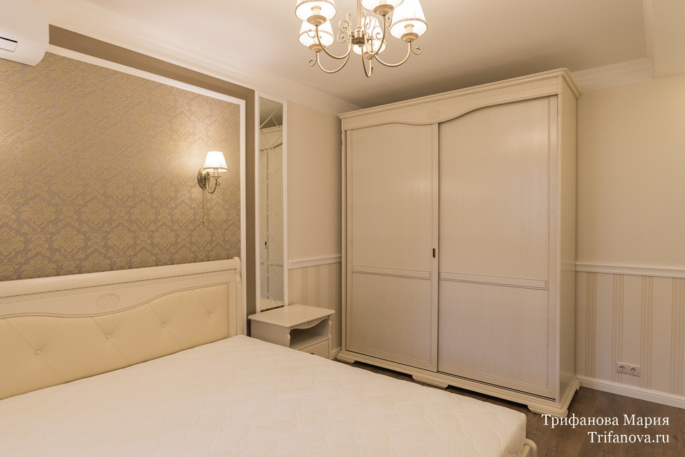 Дизайн интерьера трехкомнатной квартиры 80 м² в Марфино