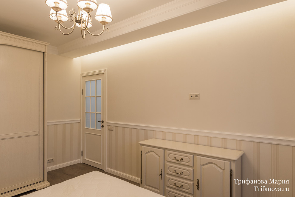 Дизайн интерьера трехкомнатной квартиры 80 м² в Марфино