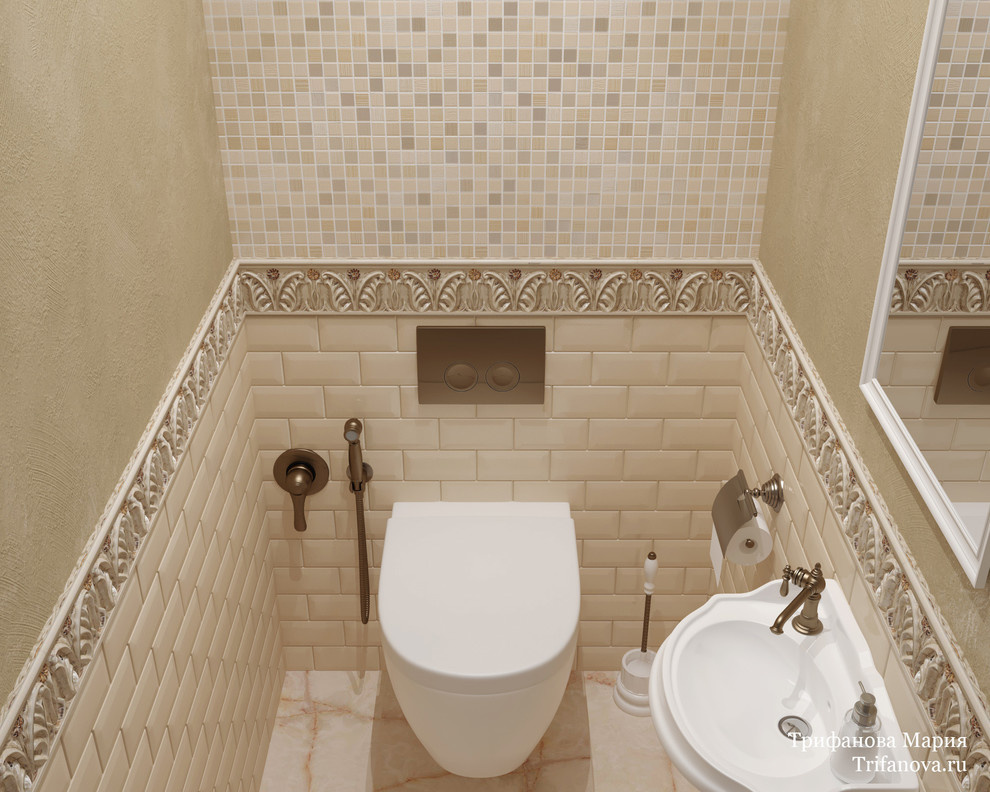 Дизайн интерьера трехкомнатной квартиры 80 м² в Марфино