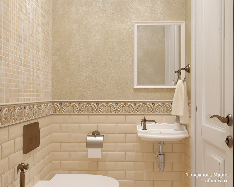 Дизайн интерьера трехкомнатной квартиры 80 м² в Марфино