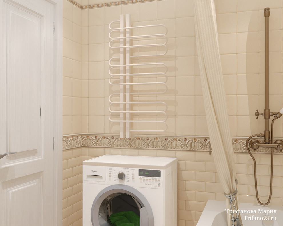 Дизайн интерьера трехкомнатной квартиры 80 м² в Марфино