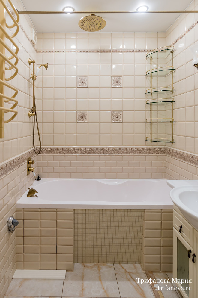 Дизайн интерьера трехкомнатной квартиры 80 м² в Марфино