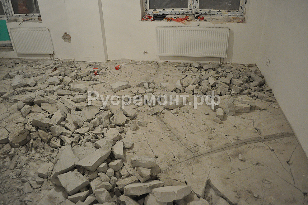 Ход ремонтных работ на Комендантском 53