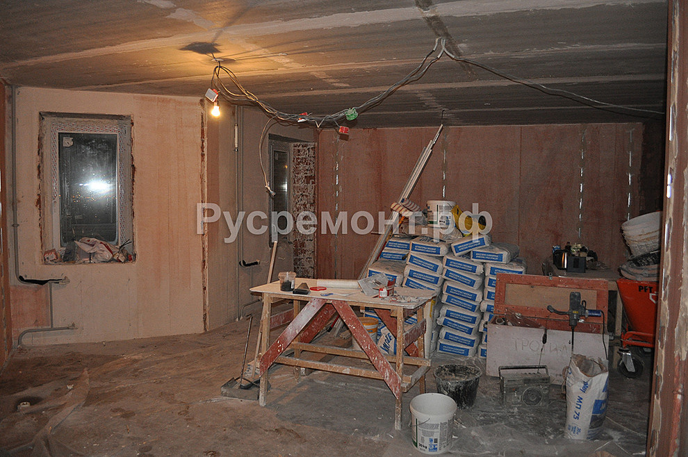 Ход ремонтных работ на Комендантском 53