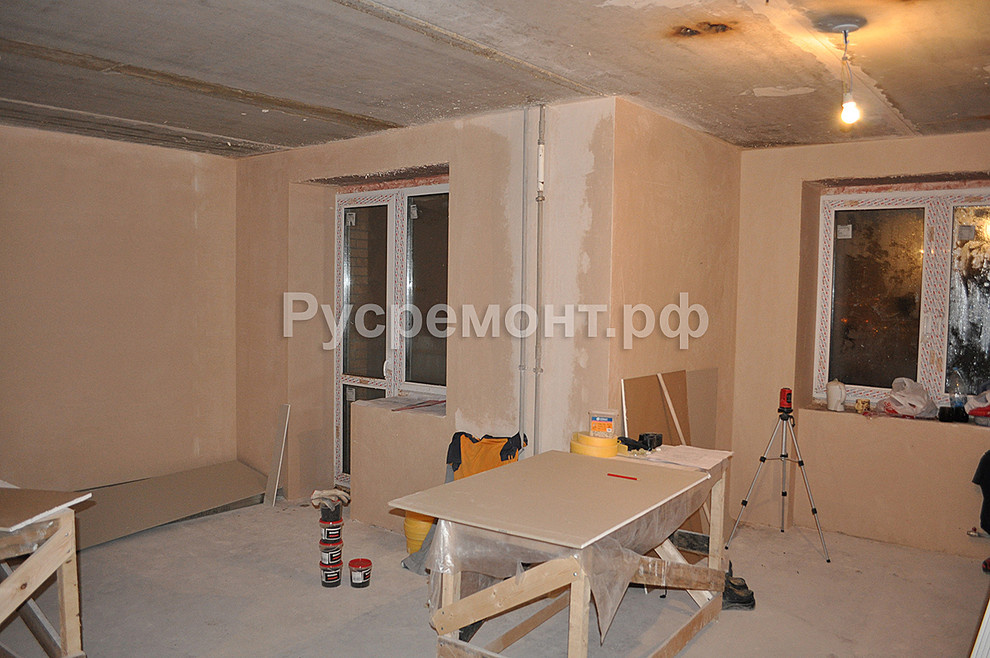 Ход ремонтных работ на Комендантском 53