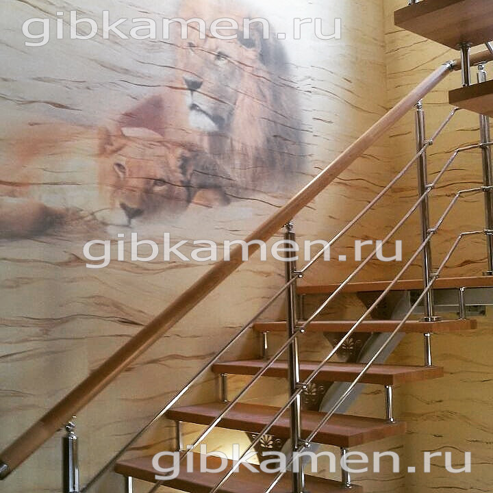 Фреска на гибком камне