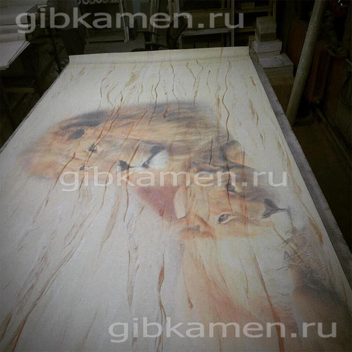 Фреска на гибком камне