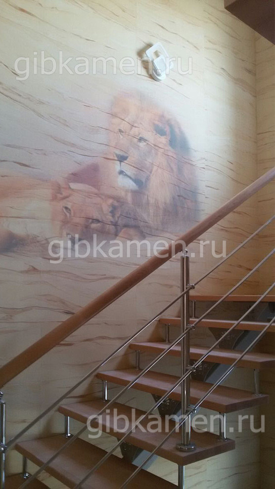 Фреска на гибком камне