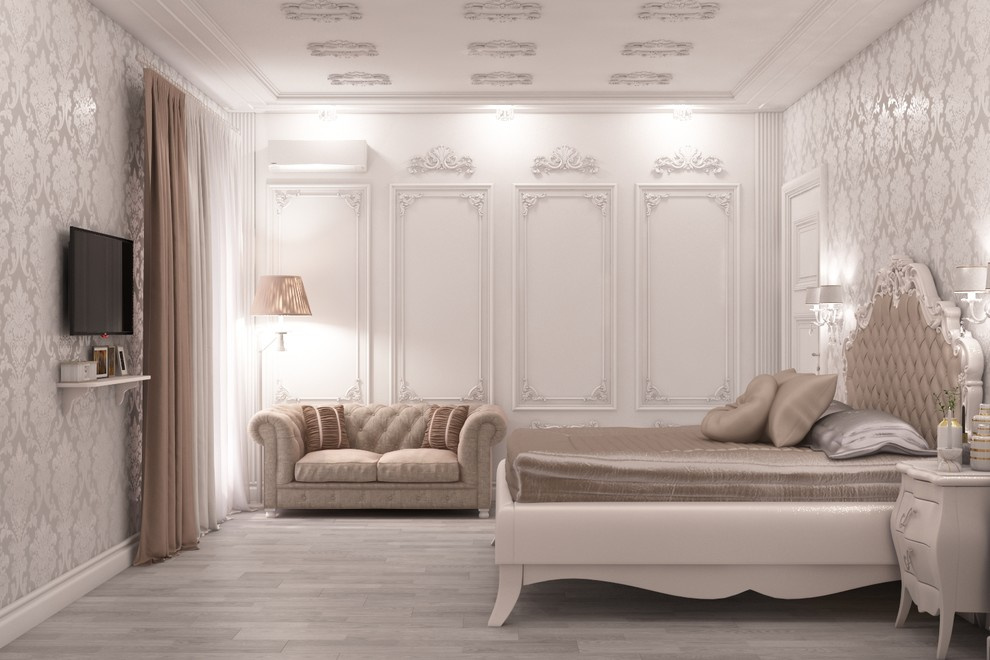 Комнаты в доме с элементами классического стиля